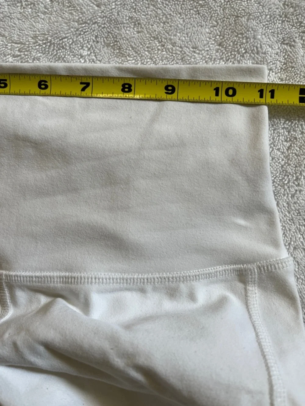 ALO Yoga White High-Waist Ribbed Mesh Leggings, Women’s Sz XS